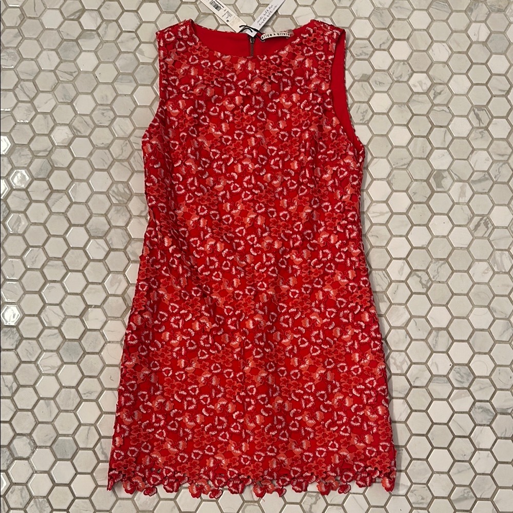 Alice + Olivia Red Dress